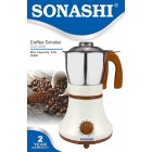 SONASHI COFFEE GRINDER STEEL JAR SCG-4006